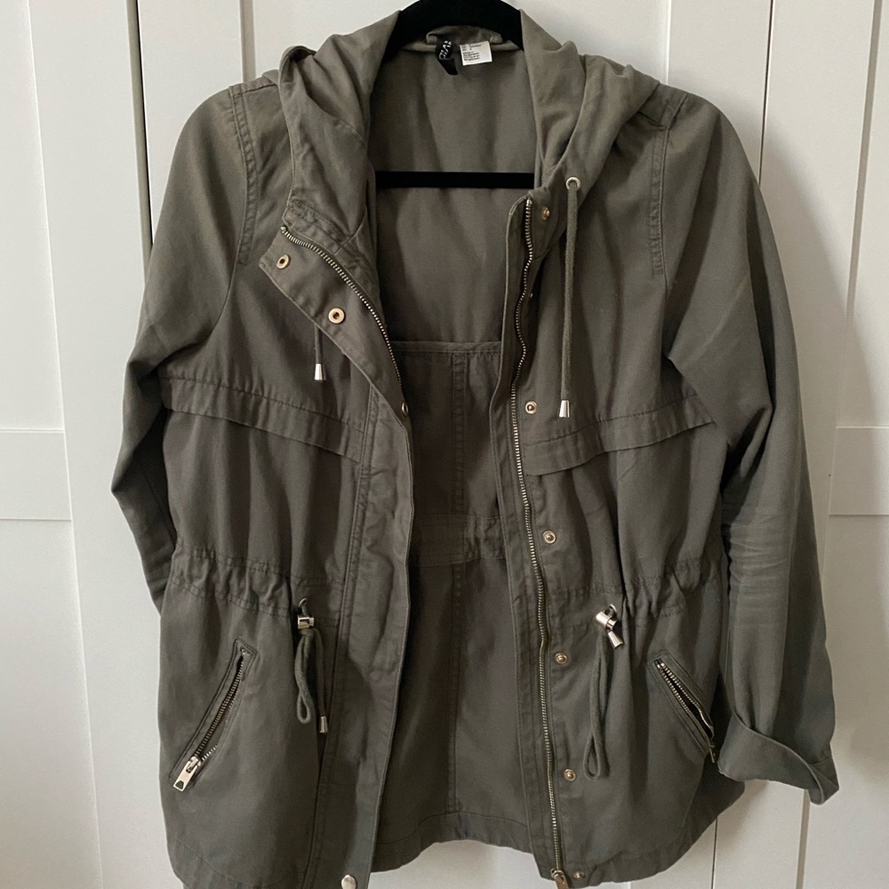 Olive Green Utility Jacket